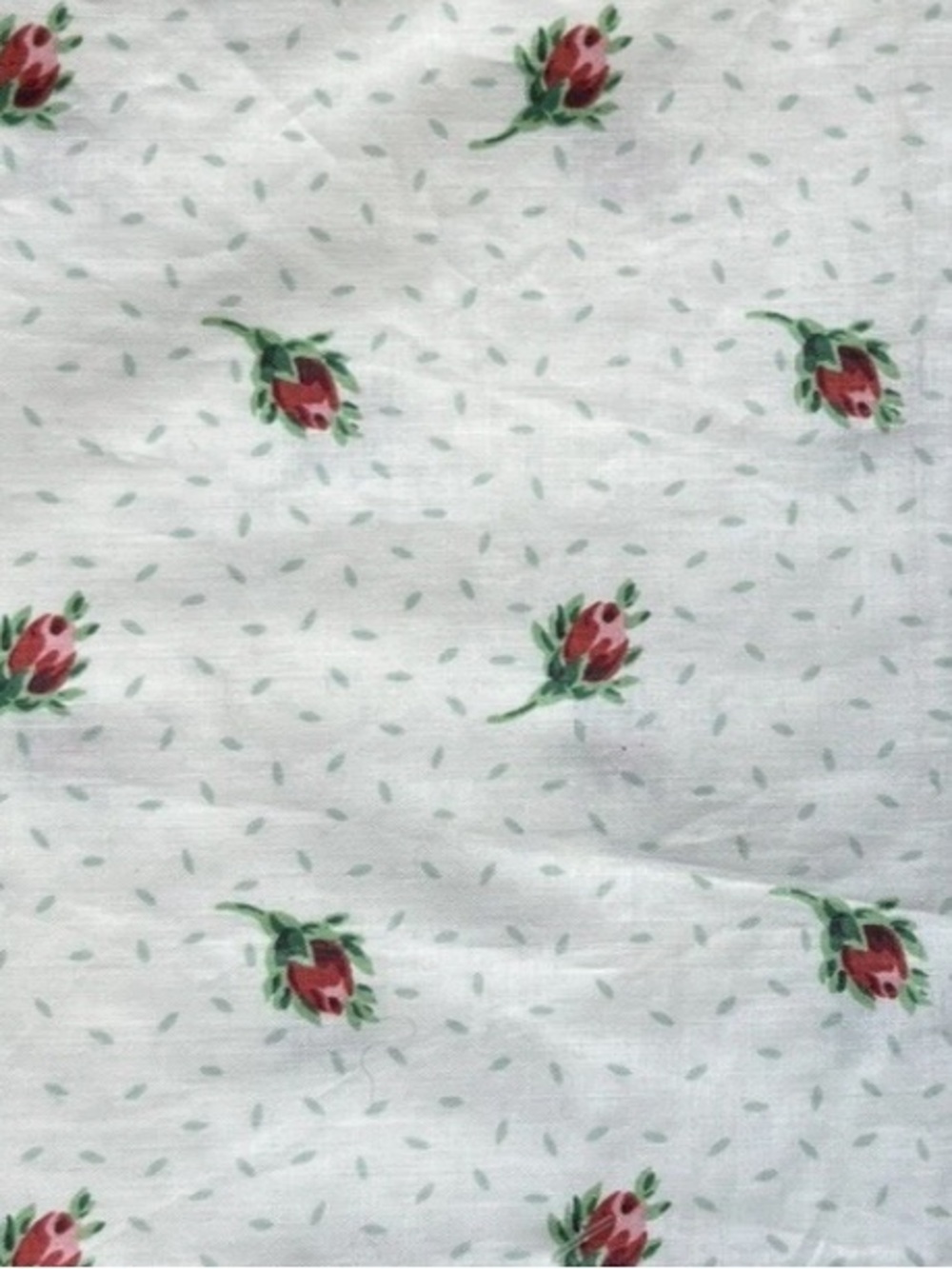 White floral jay yang rare cottagecore premuim Cotton Fabric 1 yrd